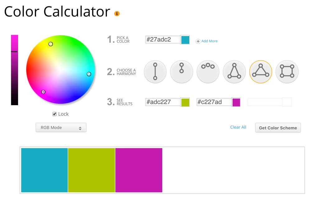 Interactive Color Calculator